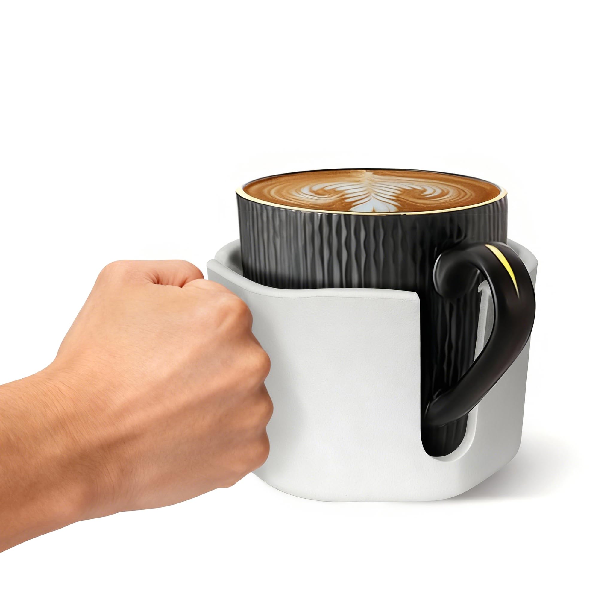 Heavyrain suction cup holder with anti-spill desk mount maintains stability on smooth surfaces.