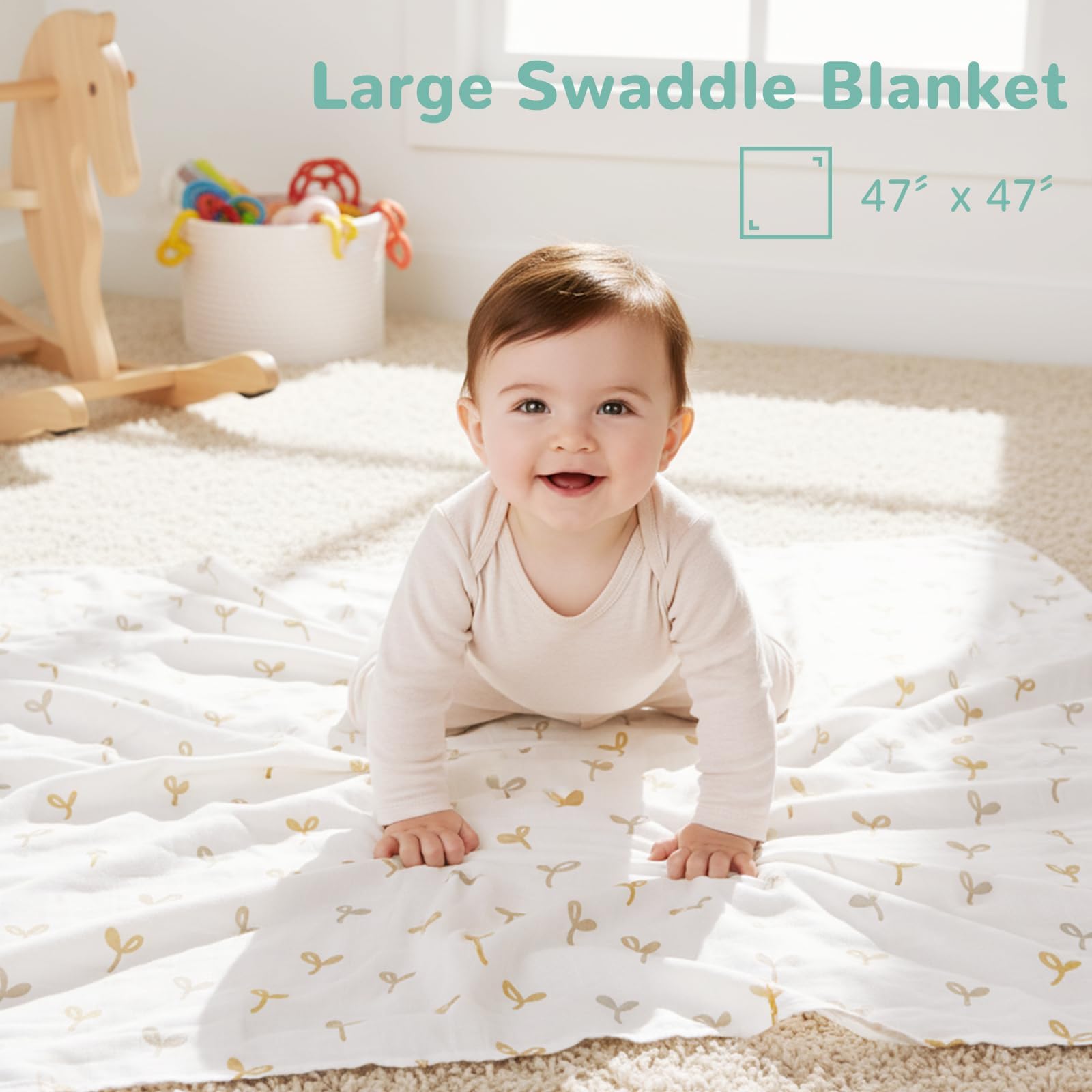 HECCEI OEKO-TEX certified swaddle fabric safe and toxin-free