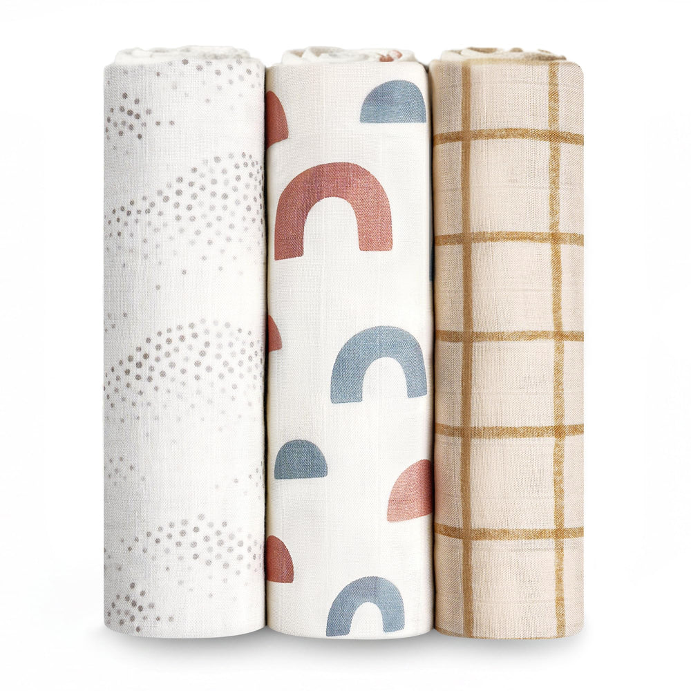 HECCEI soft large swaddle blanket shows ultra-soft yarn for cozy newborn swaddling