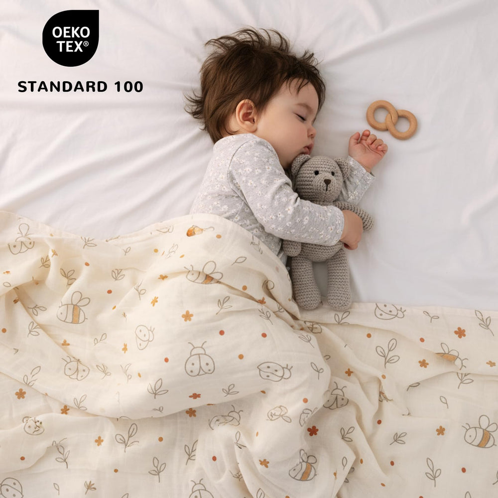 HECCEI OEKO-TEX certified tag signals safety for everyday baby care.
