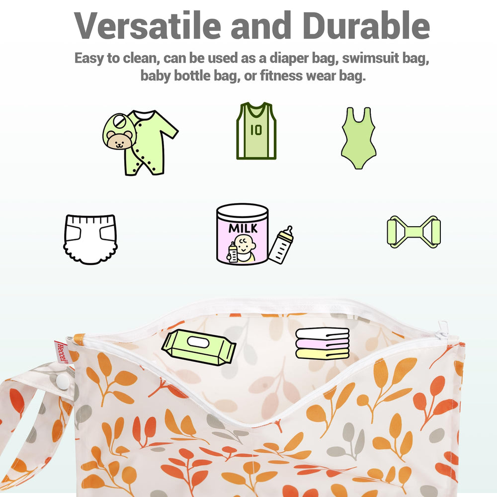 HECCEI Wet Dry Bag Bubble Play folded compact design for travel