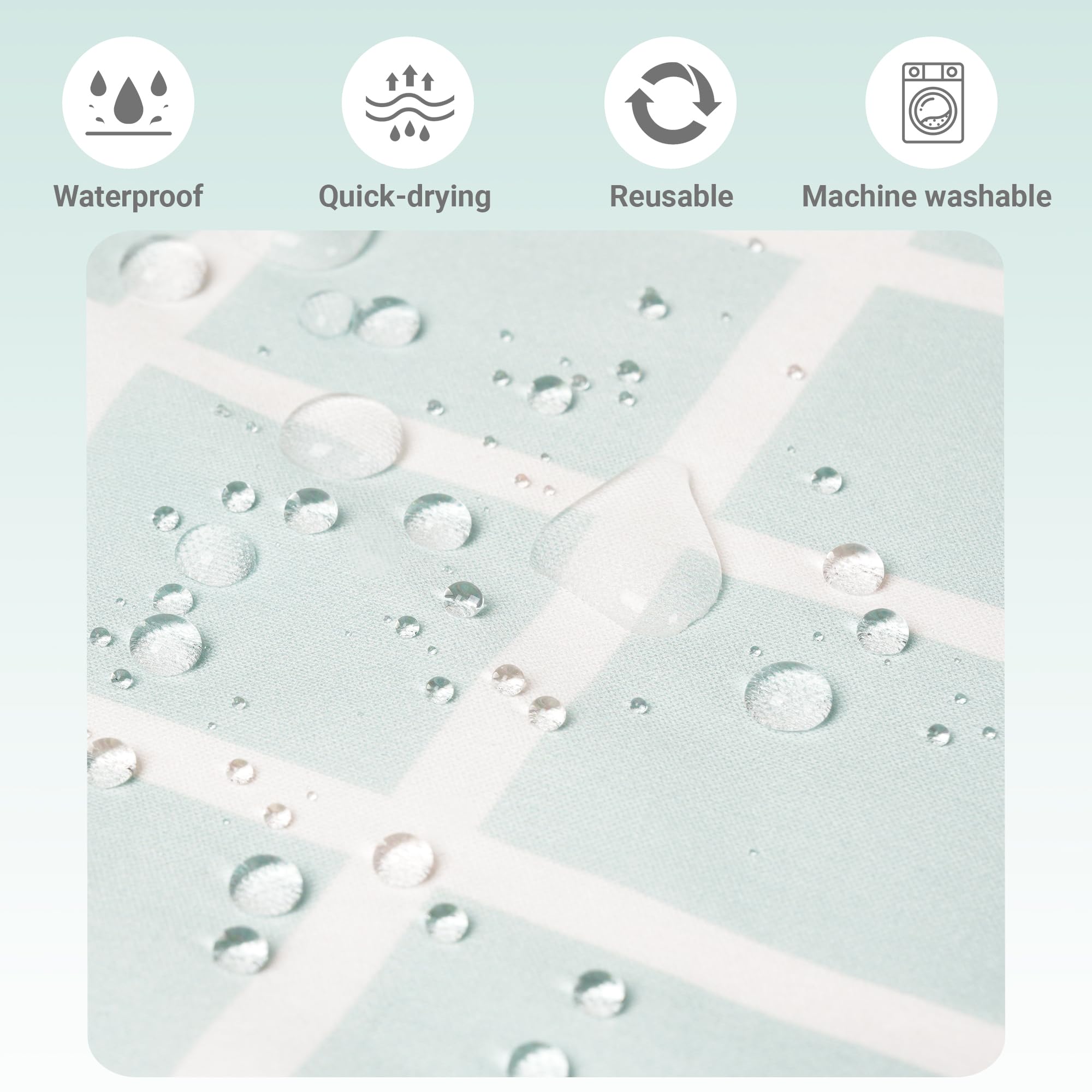 HECCEI Wet Dry Bag Bubble Play leak-proof fabric guards belongings
