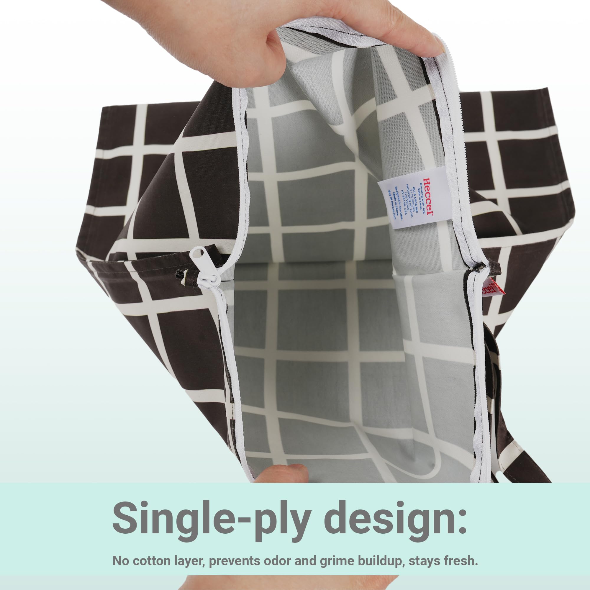 HECCEI Wet Dry Bag Bubble Play snap-handle ensures easy carry