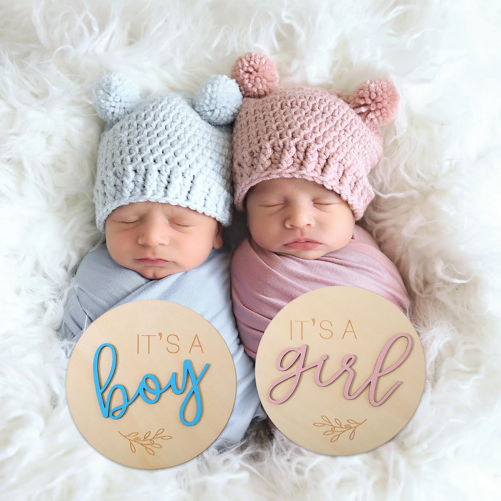 Heclia Baby Announcement Sign boho decor ideal for nursery displays and posts.