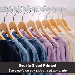 Heclia baby closet dividers durable ABS material resists cracking for long-term use.