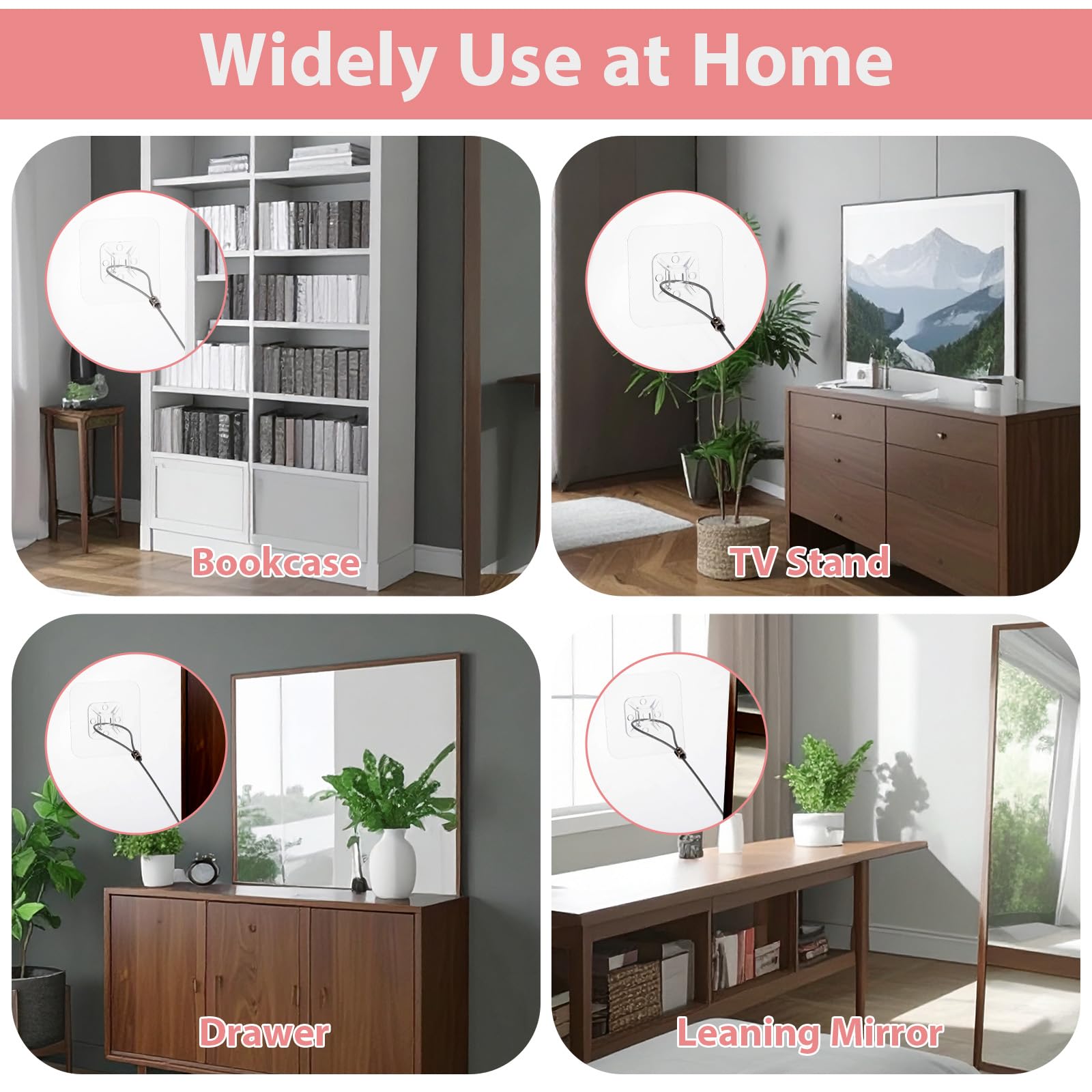 Heclia calm-home safety environment highlights discreet hardware blending with décor.