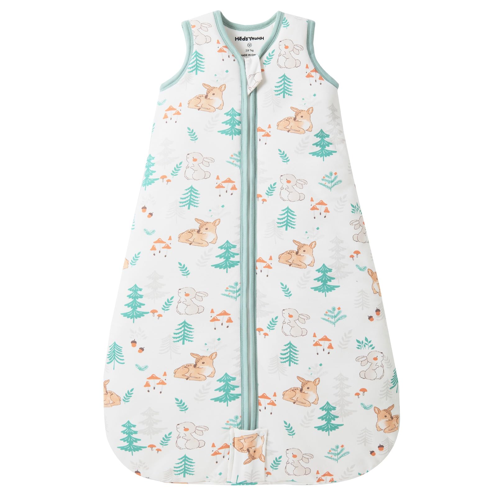 HEDSYOUHH safe-sleep design sleep sack reduces loose-blanket risk.