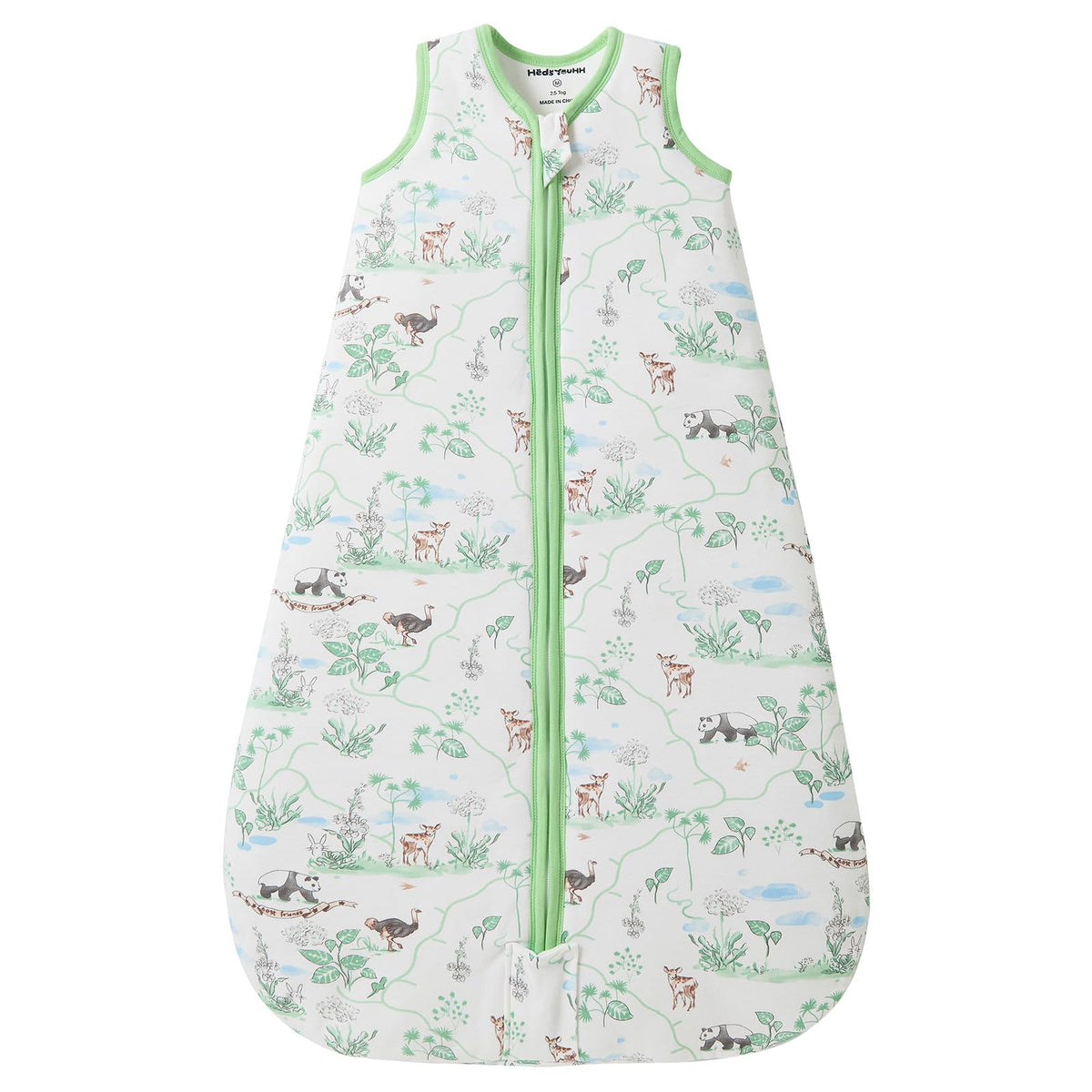 HEDSYOUHH baby sleeping sack close-up highlights 2.5 tog warmth for winter nights