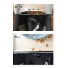 Heebabeys dining tray hook-on compatibility demonstrates secure use with Inglesina and Chicco chairs