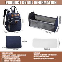 Heegel bag showcasing 15 pockets for organizing baby essentials