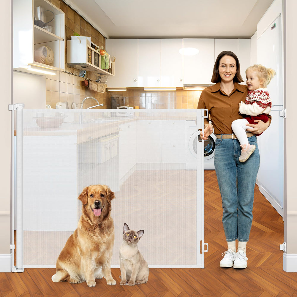 HEELALBABY 48-inch extra tall gate assembly for secure entryways and confident pet containment.