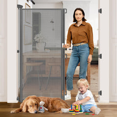 HEELALBABY 65inch extra tall gate extended for wide doorways and stairways safety.