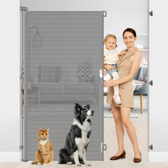 HEELALBABY 72-inch tall gate assembly for easy doorway setup and safety.