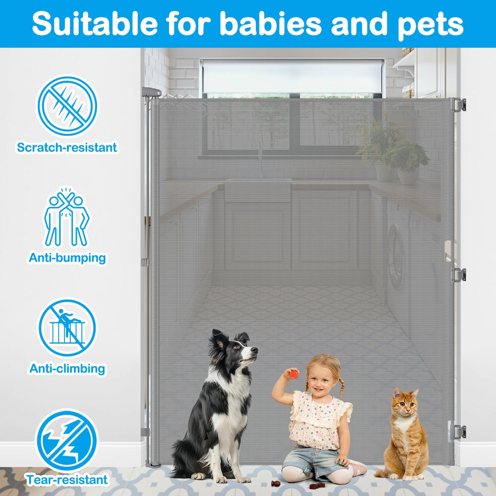HEELALBABY 72-inch tall gate deck-porch use for patio safety.