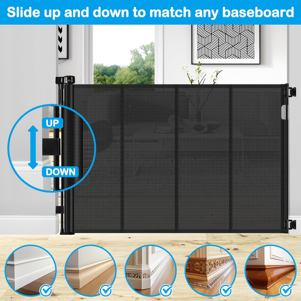 HEELALBABY black-gate-in-home complements modern interiors.