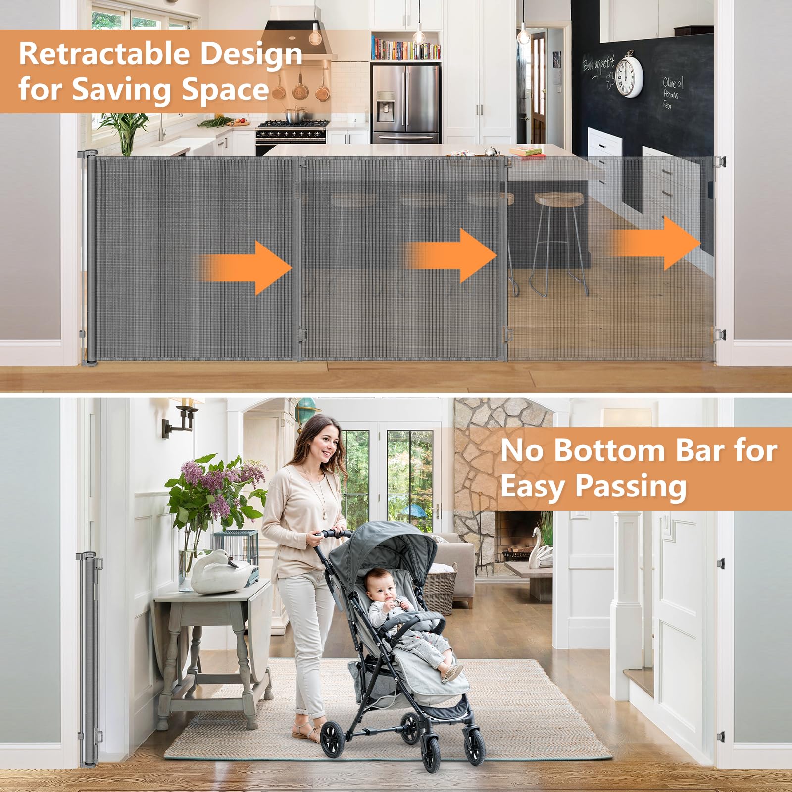 HEELALBABY bottom-bracket adjustable design fits skirting lines for better closure.