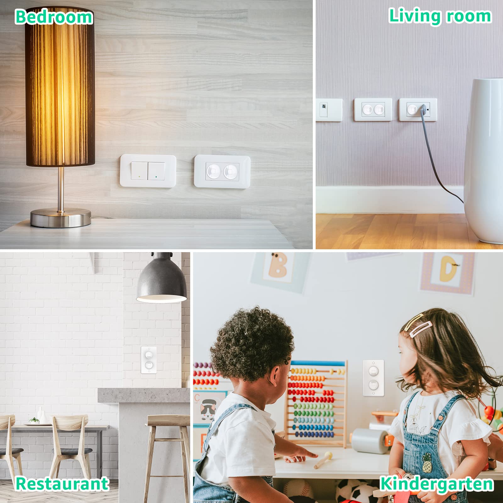 Heelalbaby durable ABS material for long-lasting outlet protection