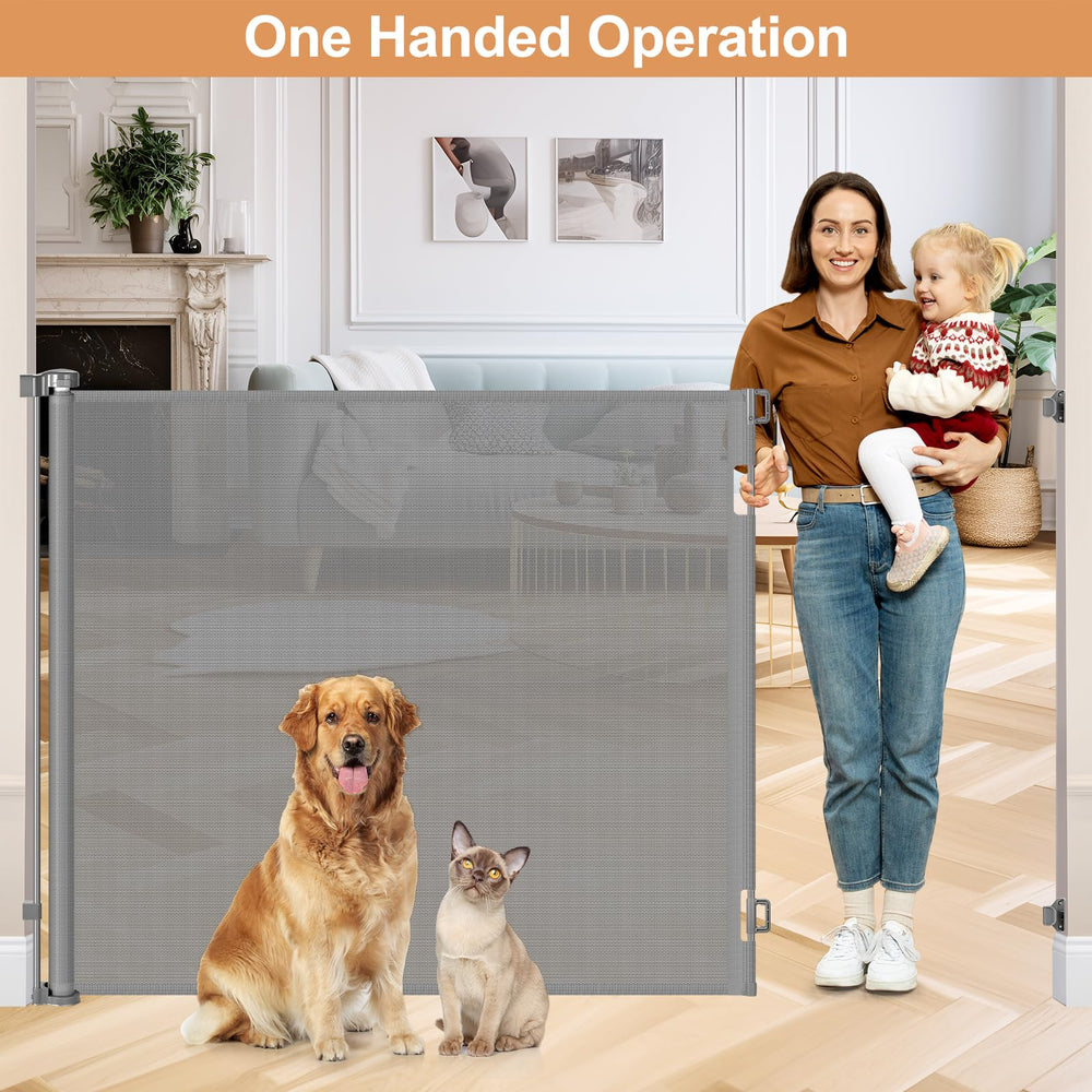 HEELALBABY expands to up to 115 inches wide for wide openings.