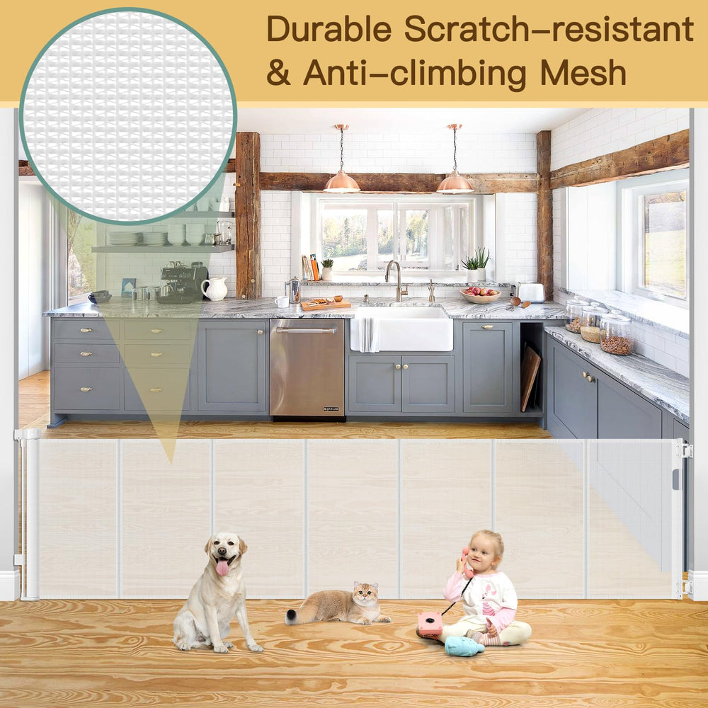 HEELALBABY gate pet-and-child-safe-assembly highlights quick setup and reliable safety.