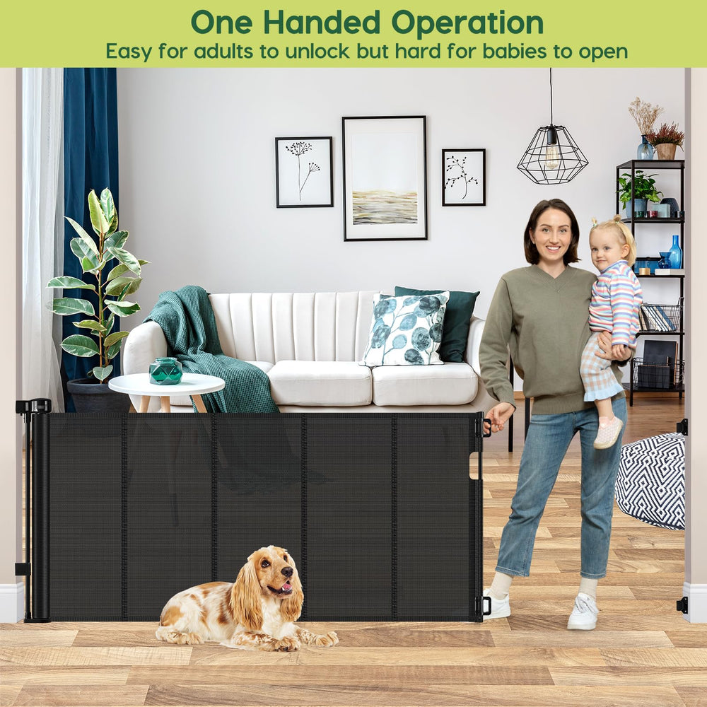 HEELALBABY indoor-outdoor installation for versatile doorway and deck use