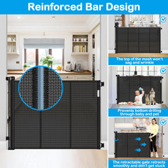 HEELALBABY no-trip-bar-under-gate design prevents tripping.