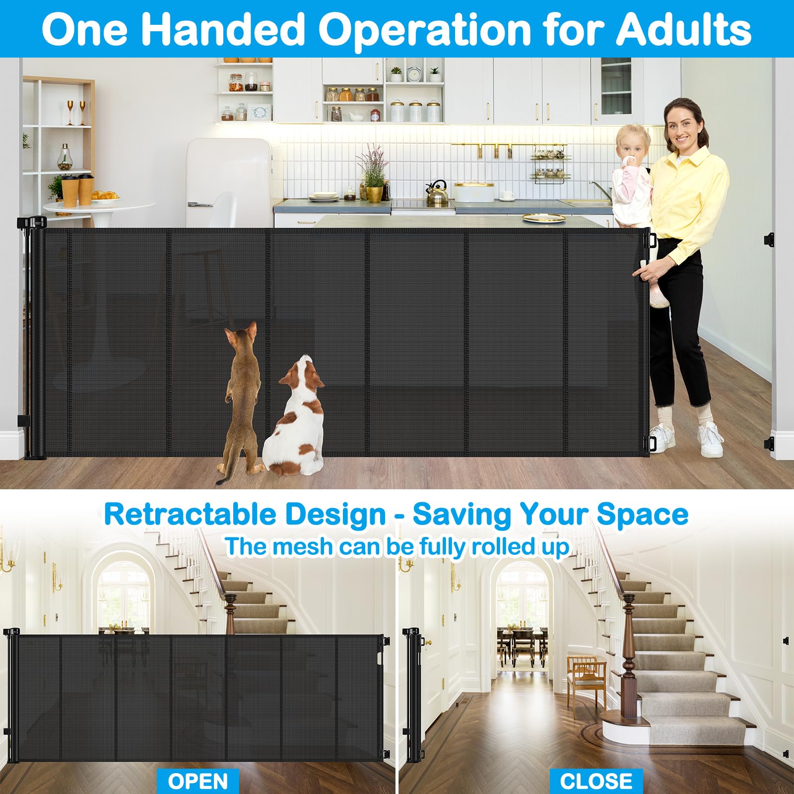 HEELALBABY no-tripping bottom design reduces floor gaps.