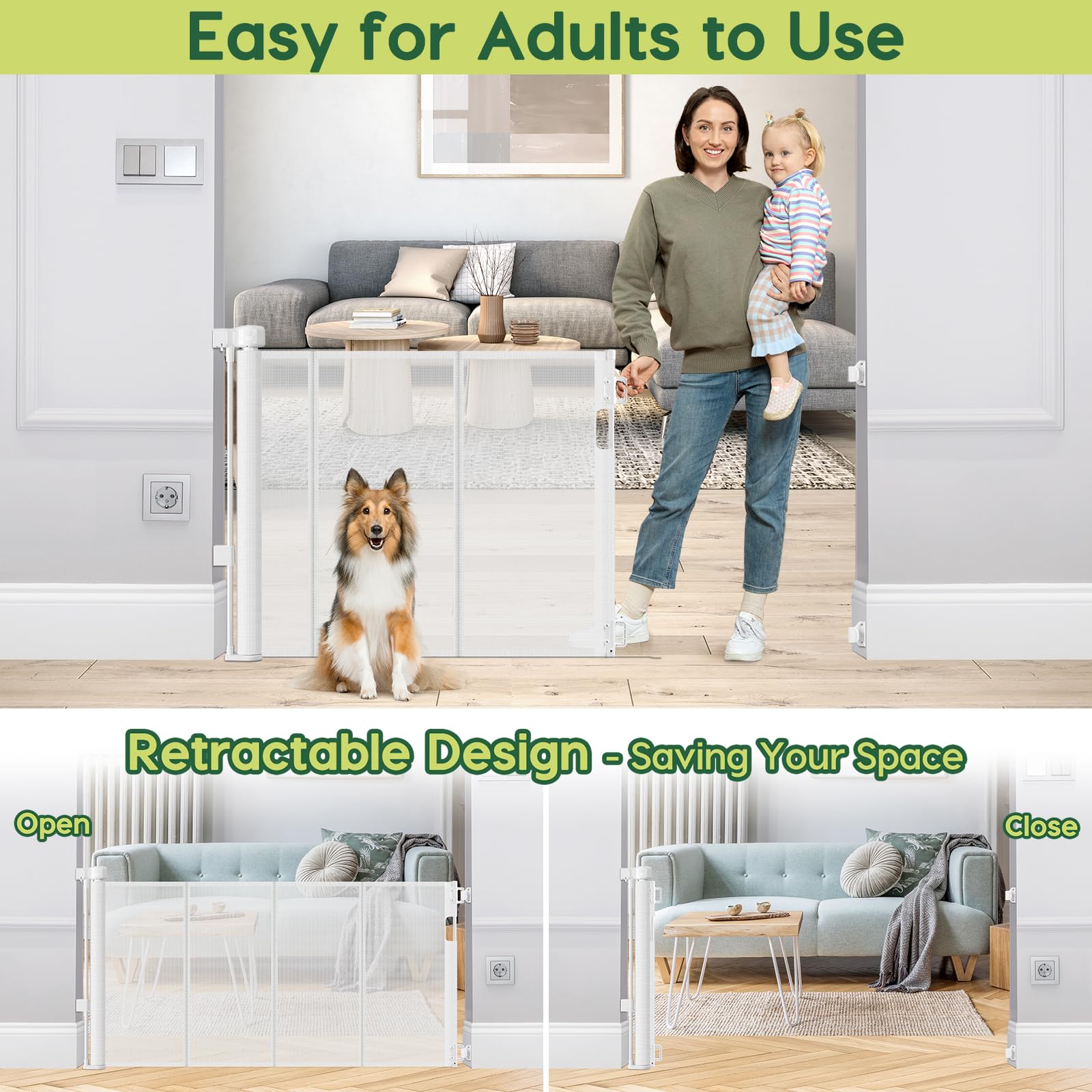 HEELALBABY outdoor-gate-deck-patio enables safe transitions in outdoor entertaining
