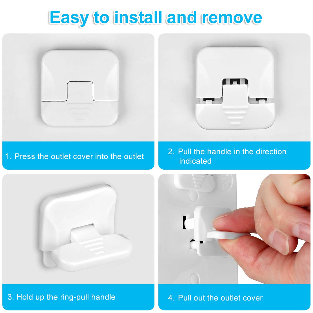 HEELALBABY outlet covers protect kids from power hazards around living spaces