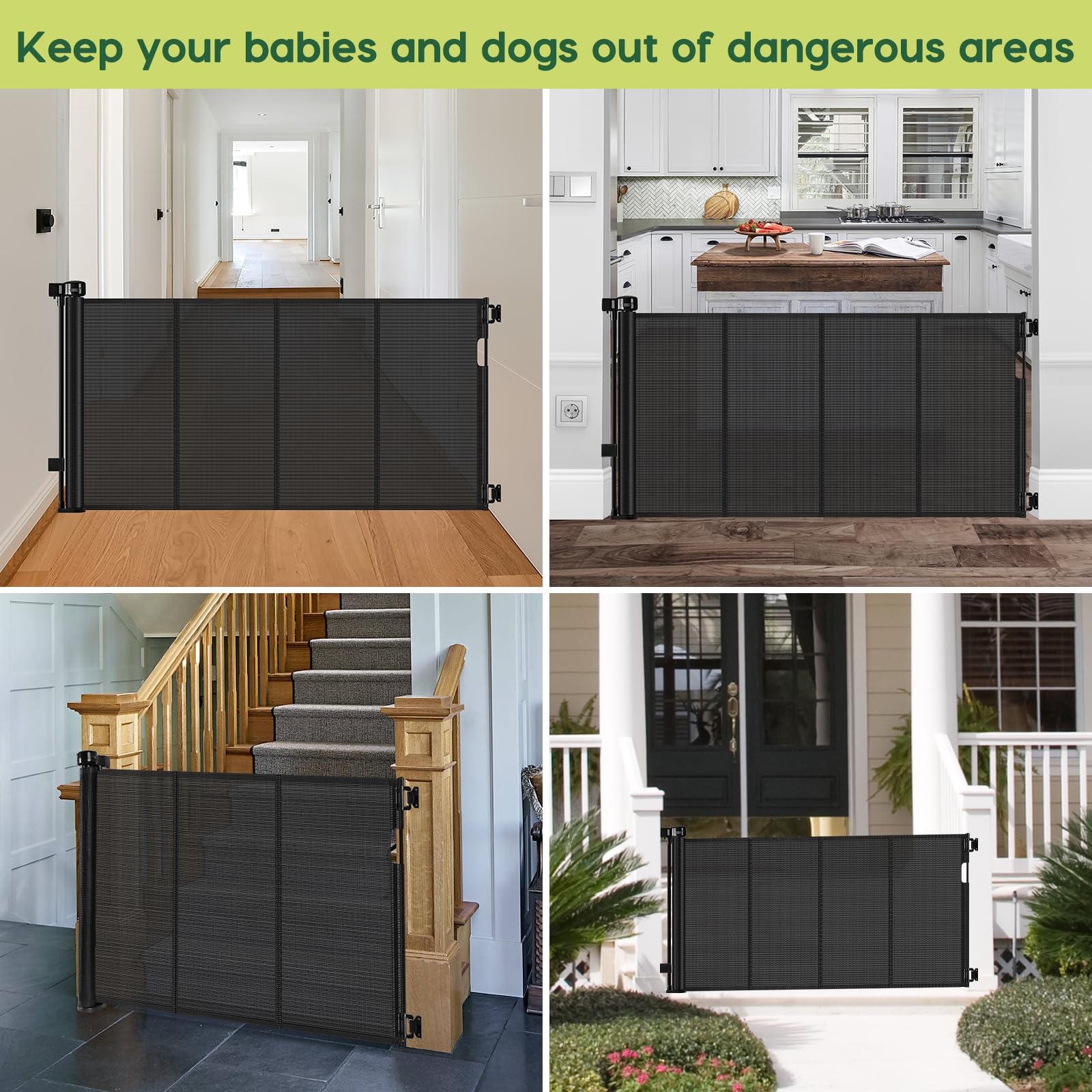 HEELALBABY reinforced gate adjustable bracket fits baseboards snugly