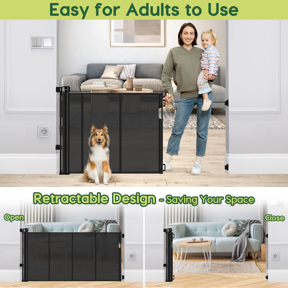 HEELALBABY reinforced gate one-hand lock enables easy operation