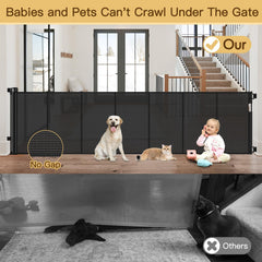 HEELALBABY scratch-resistant mesh protects children and pets during playful exploration.