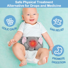 Heigoeost belly band on a baby showing soft, gentle comfort