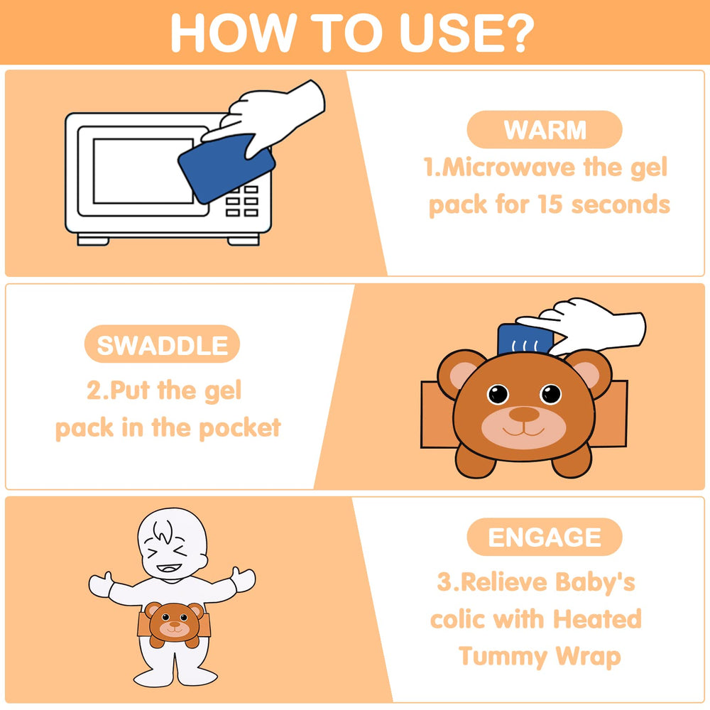 Heigoeost heating instructions image shows quick warm-up via microwave or hot water.