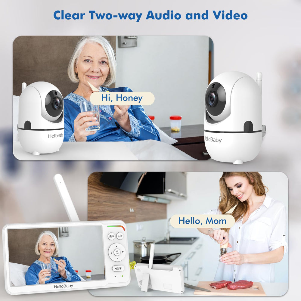 HelloBaby HB6560-2 long-battery supports all-night monitoring