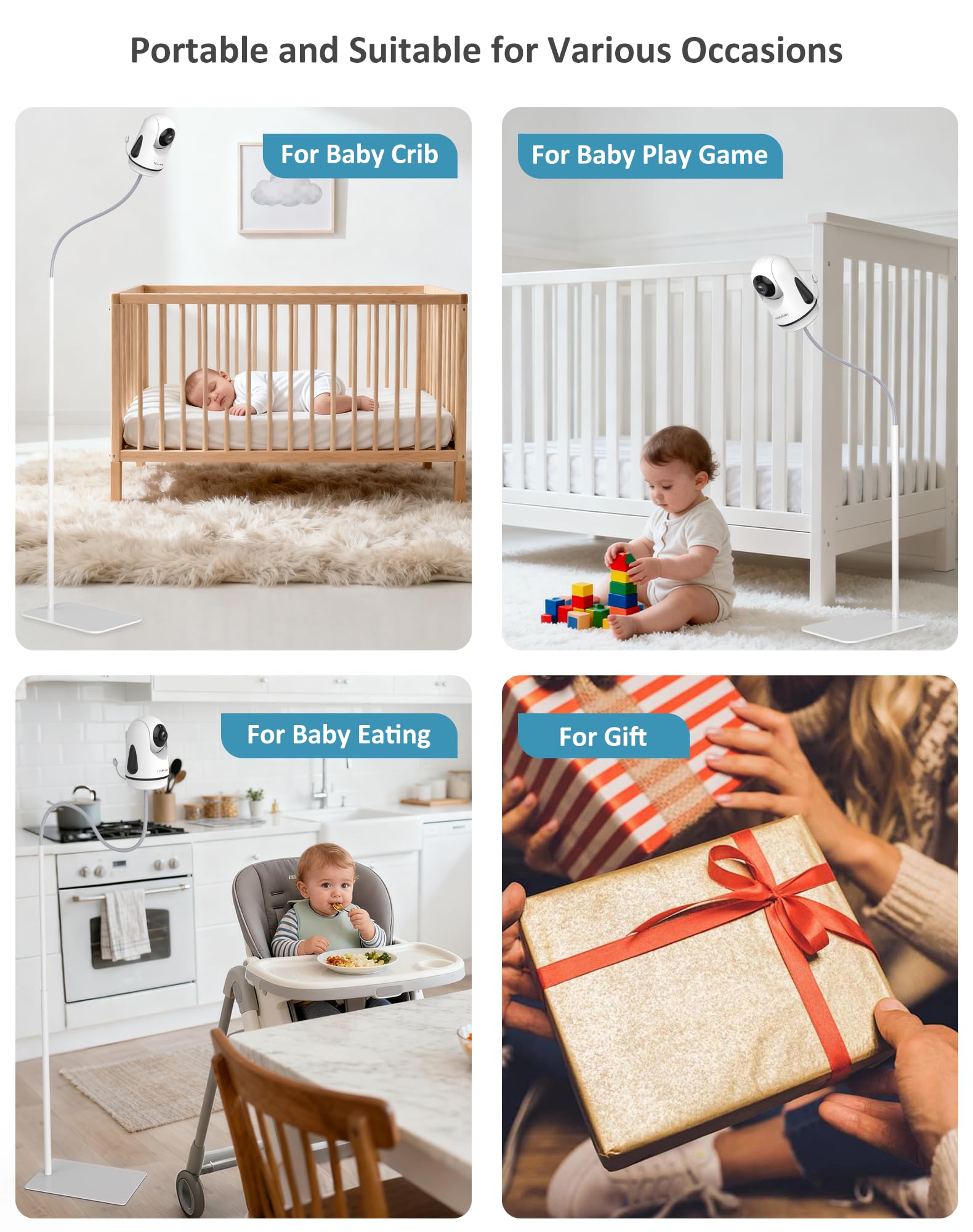 HelloBaby safety-stability image emphasizes secure base and non-slip pads for baby-friendly use.