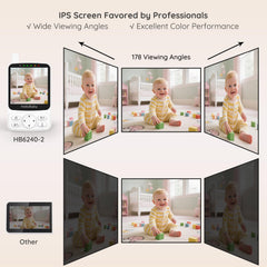 HelloBaby temperature sensor display helps track nursery climate at a glance.