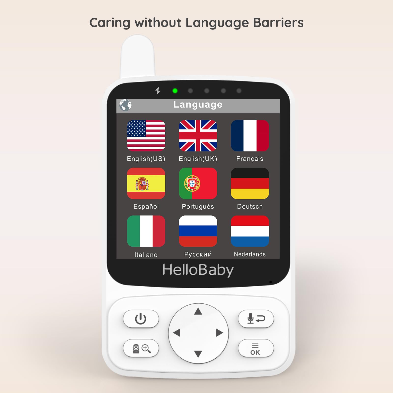 HelloBaby 1-year warranty and US support for reliable help.