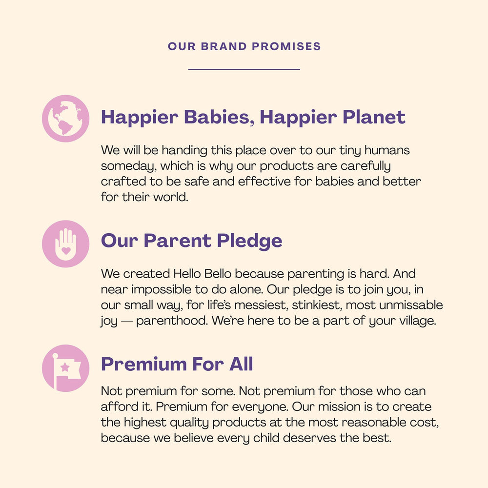 Hello Bello Premium Baby Lotion with calendula and cucumber extracts for gentle nourishment