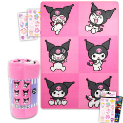 Hello Sanrio Kuromi blanket throw 45x60 offers cozy bedtime warmth for kids.