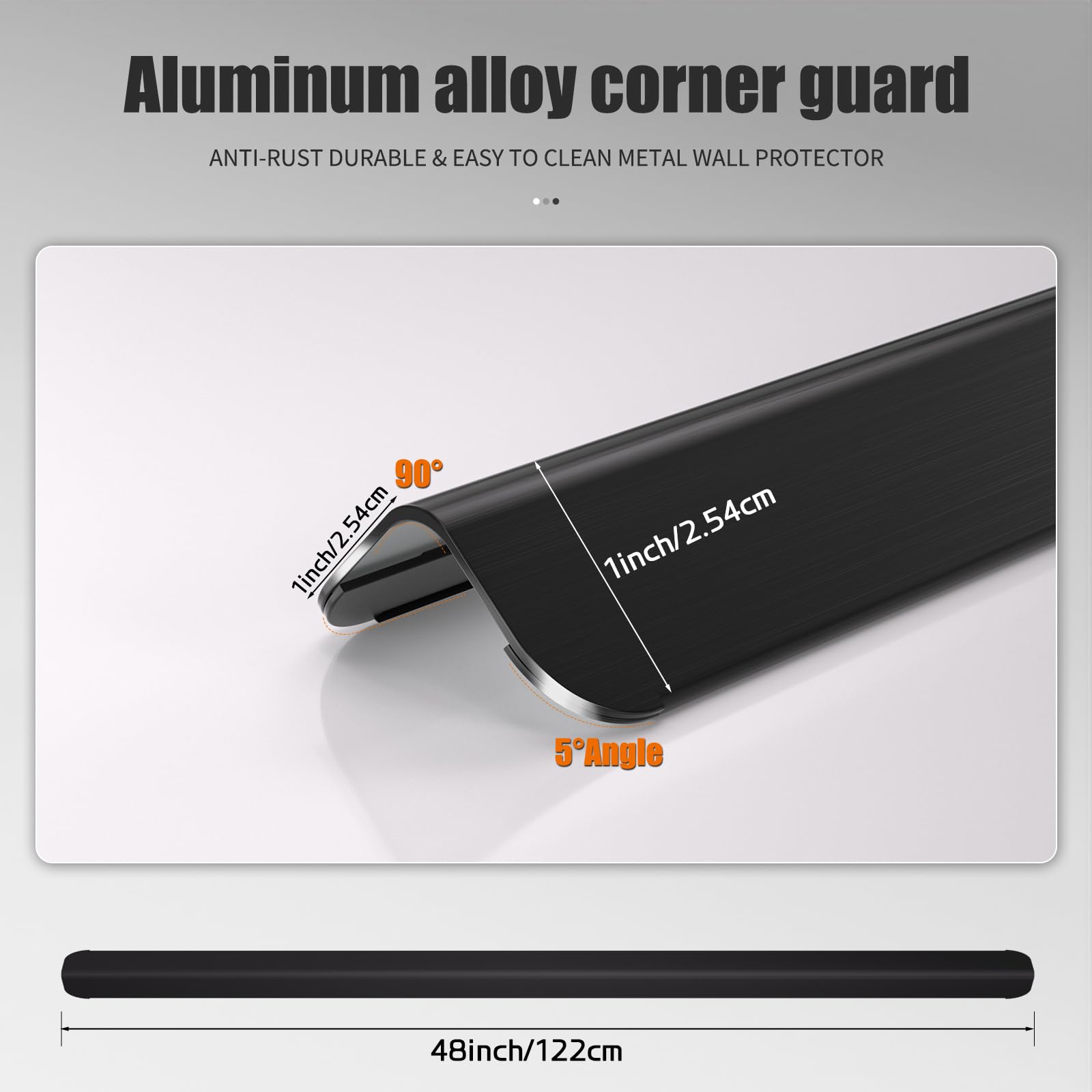 HelloaySen smooth-edge corner protector keeps cleaning snag-free and walls safe.