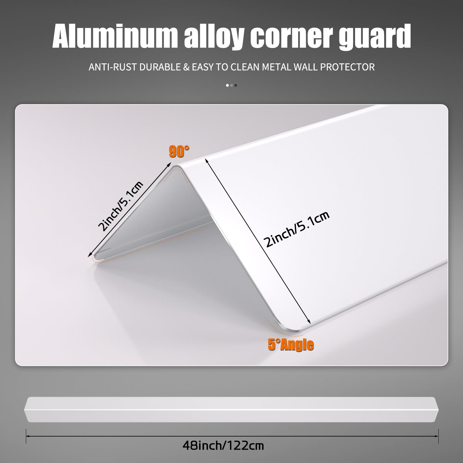 HelloaySen wall protector easily installs on smooth and rough walls.