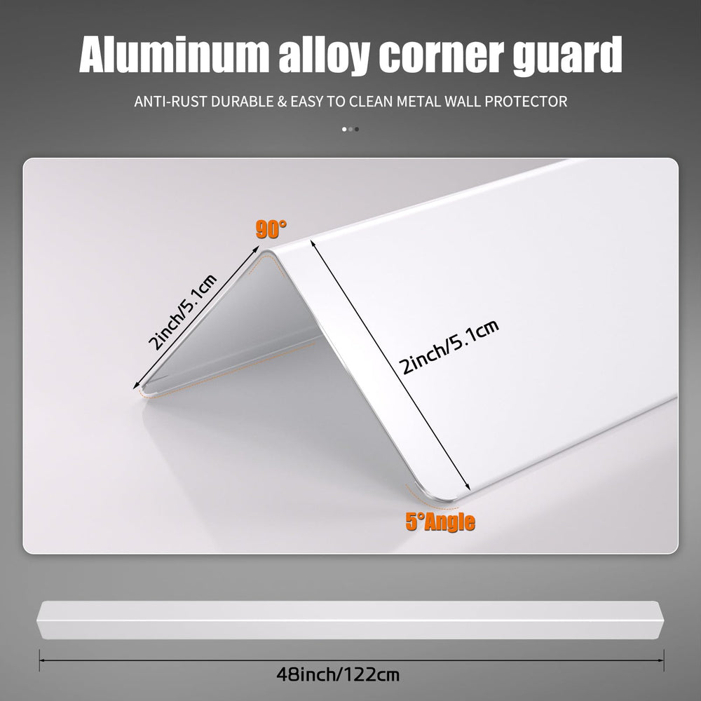 HelloaySen wall protector easily installs on smooth and rough walls.