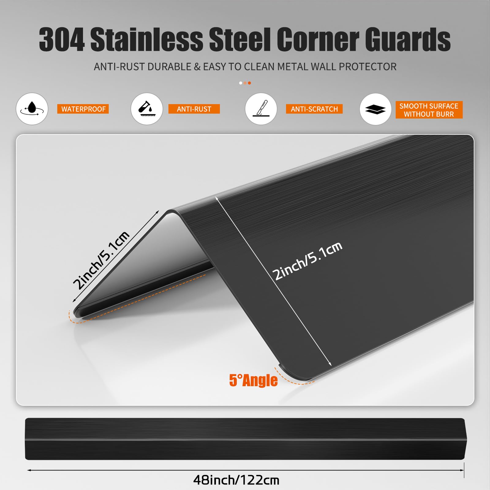 HelloaySen corner guard installation on wall demonstrates quick mounting options.