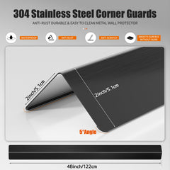 HelloaySen corner guard installation on wall demonstrates quick mounting options.