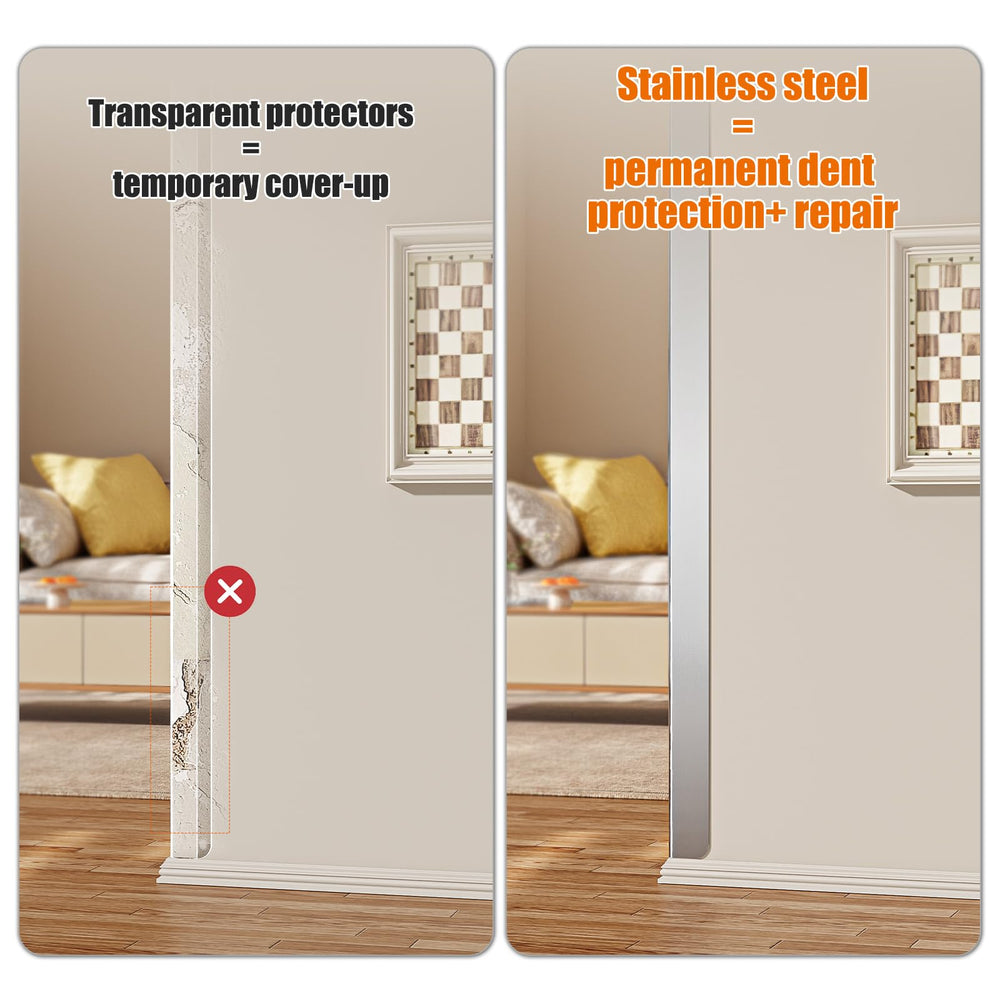 HelloaySen corner guard installation options for smooth or rough walls.