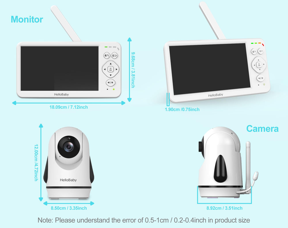 HelloBaby ECO mode conserves energy during quiet nights