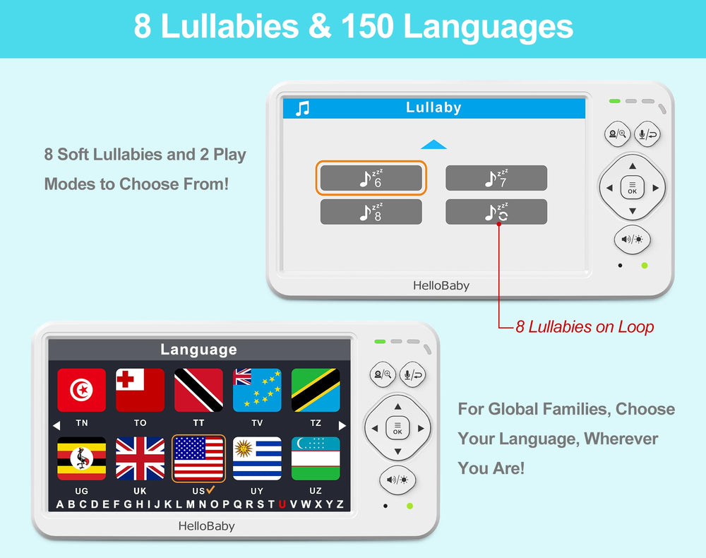 HelloBaby temperature alert helps maintain a comfortable nursery environment