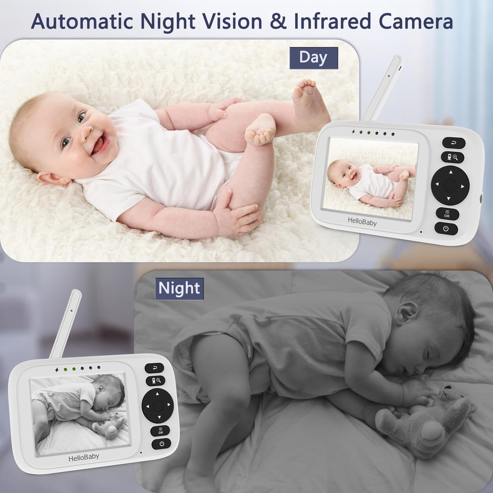 HelloBaby HB2438 2x zoom for detailed monitoring