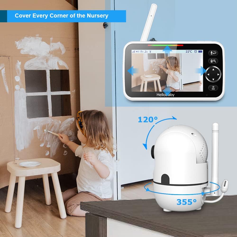 HelloBaby HB6550 temperature sensor helps you track nursery conditions