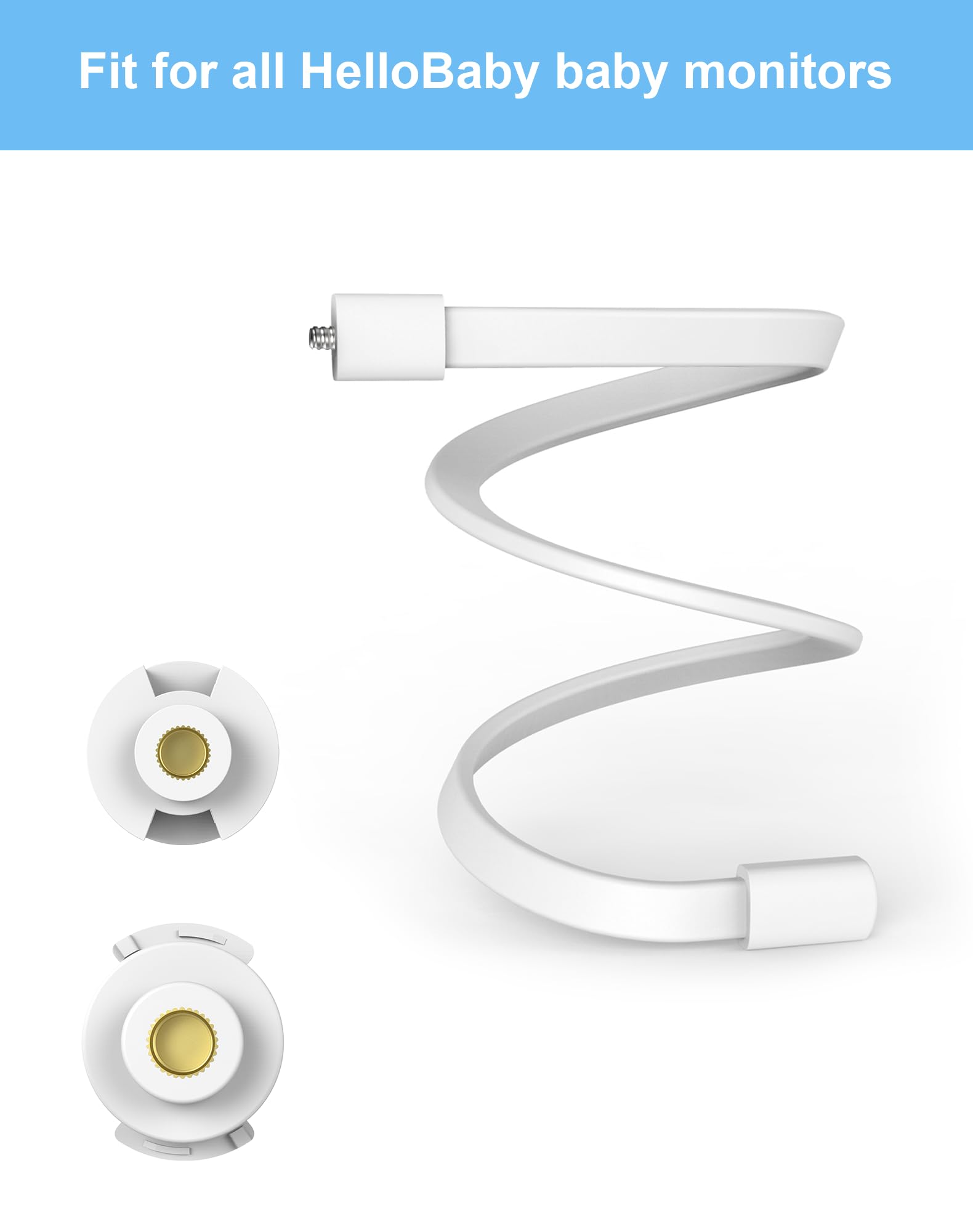 HelloBaby no-tools installation highlights easy setup without wall damage.